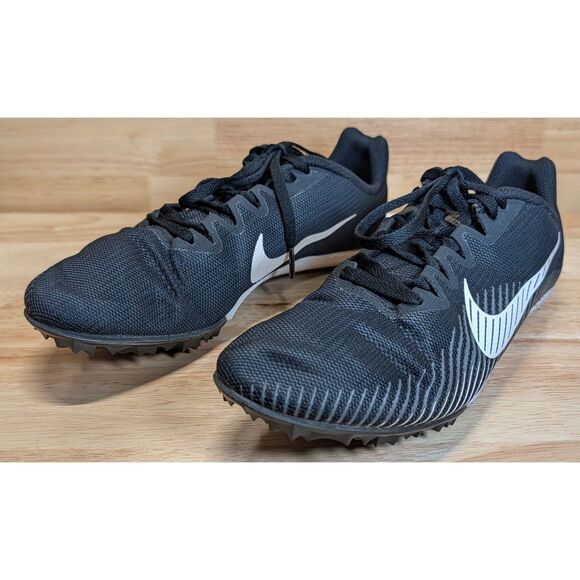 Nike Zoom Rival M Track Spikes Shoes Black Men’s 7.5 w/ Bag & Tool AH1020-002 - Picture 6 of 11